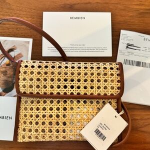 Bembien Larita Clutch Rattan - NWT